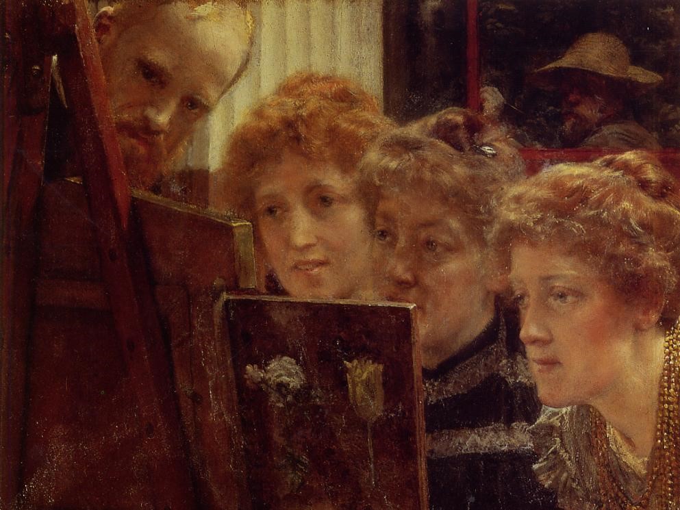 Лоуренс Альма-Тадема. Семья (фрагмент). 1896
