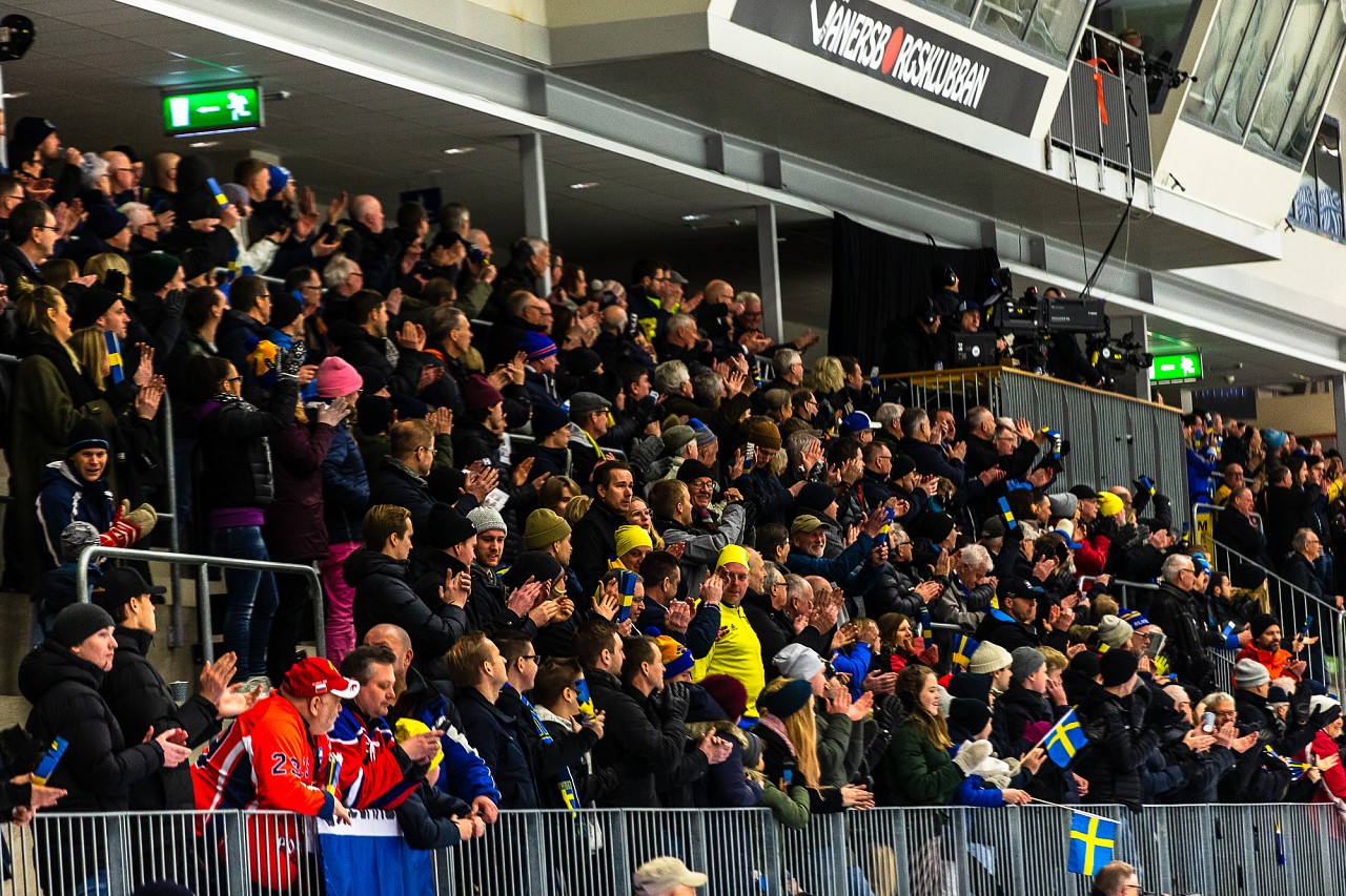 Трибуны на ЧМ-2019. Стадион «Арена Венерсборг». Швеция