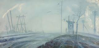 В.З Пурыгин. Шоссе в тумане. 1960-е
