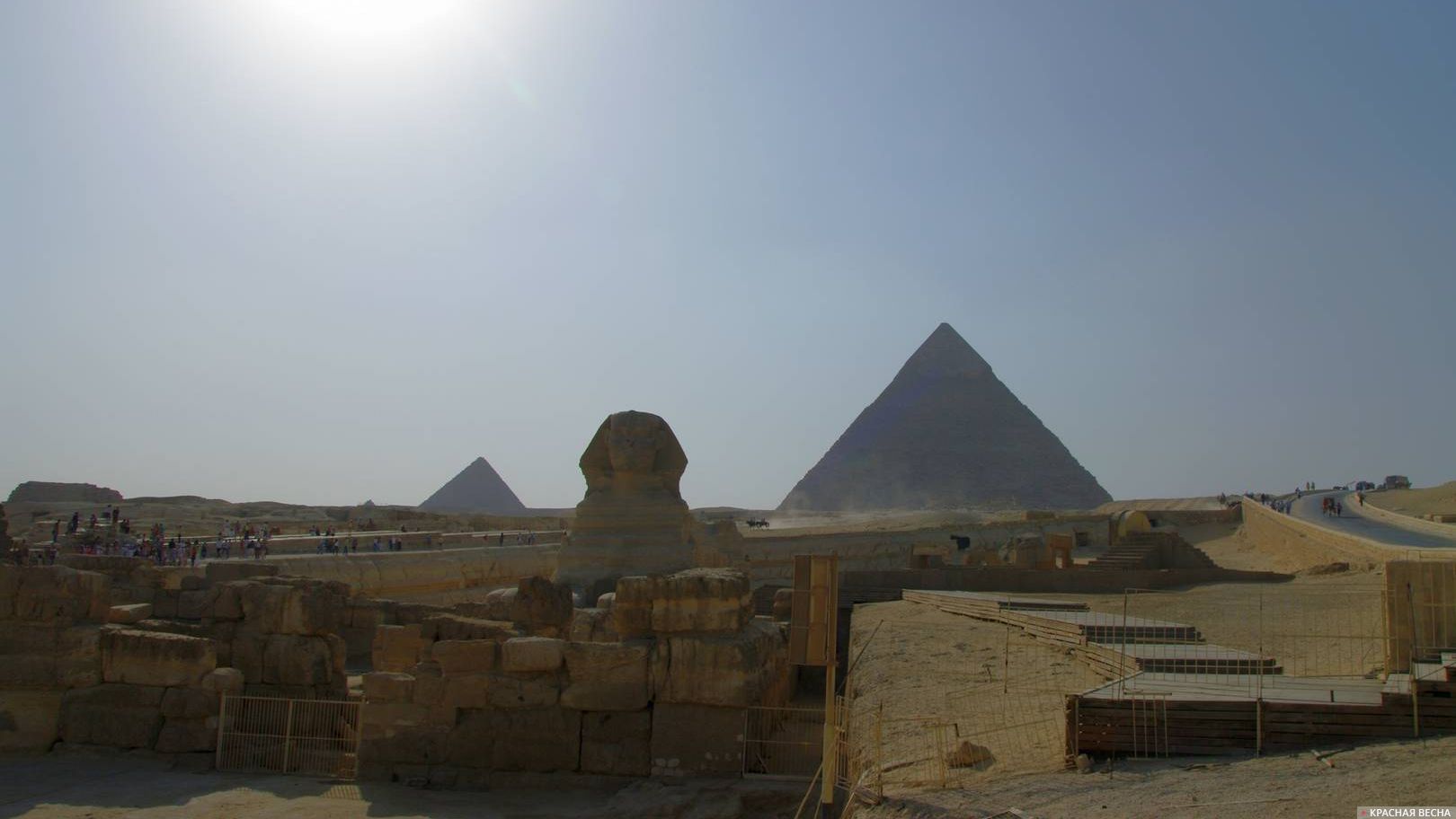 Египет. Гиза. Сфинкс и пирамиды 10.2010