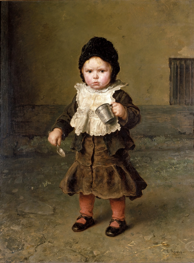 Людвиг Кнаус. Пустая кружка. 1886