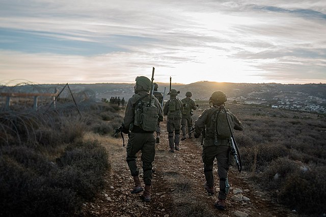 Израильские солдаты на Западном берегу