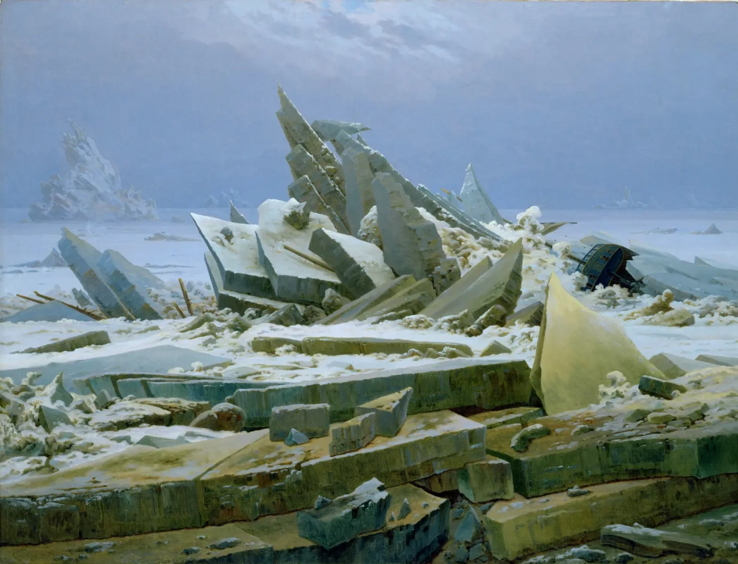 Каспар Давид Фридрих. Северный Ледовитый океан. 1824