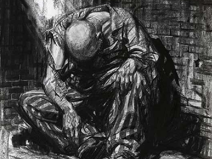 Теренс Тенисон Кунео. Мужчина в тюремной робе. Цикл «Под властью нацистов — Движение Сопротивления» (фрагмент). 1939-1945