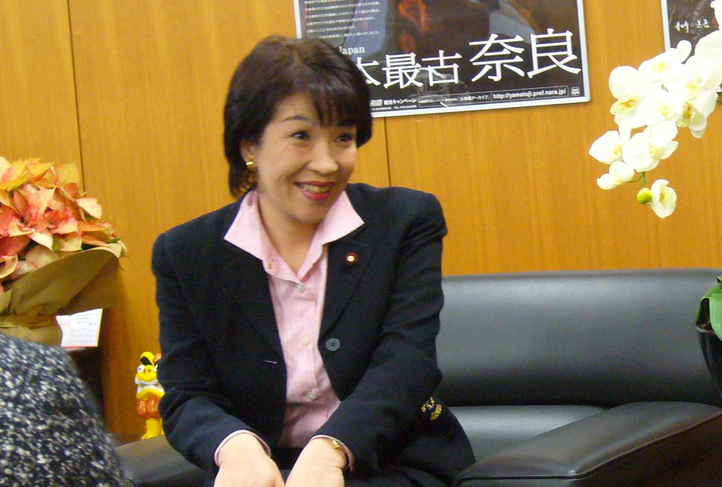 Старший депутат ЛДПЯ Санаэ Такаити (фрагмент)