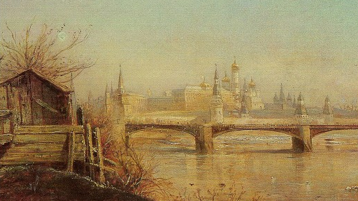 Алексей Саврасов. Вид на Московский Кремль. Весна. 1873 г.