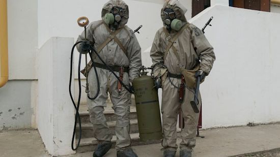 Военнослужащие подразделений радиационной, химической и биологической защиты