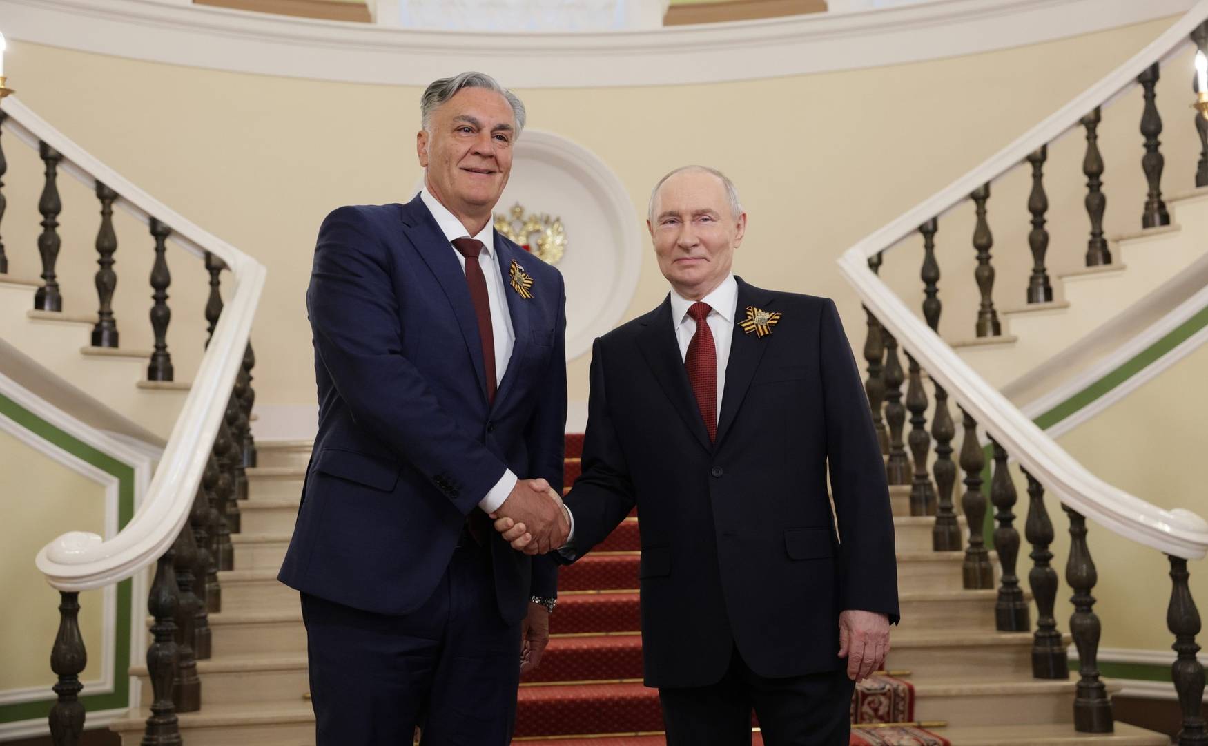 Синиша Каран и Владимир Путин