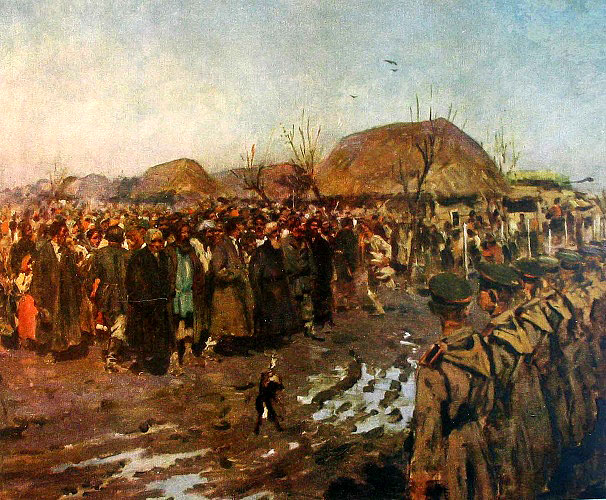 С. Иванов. Бунт в деревне. 1889 год