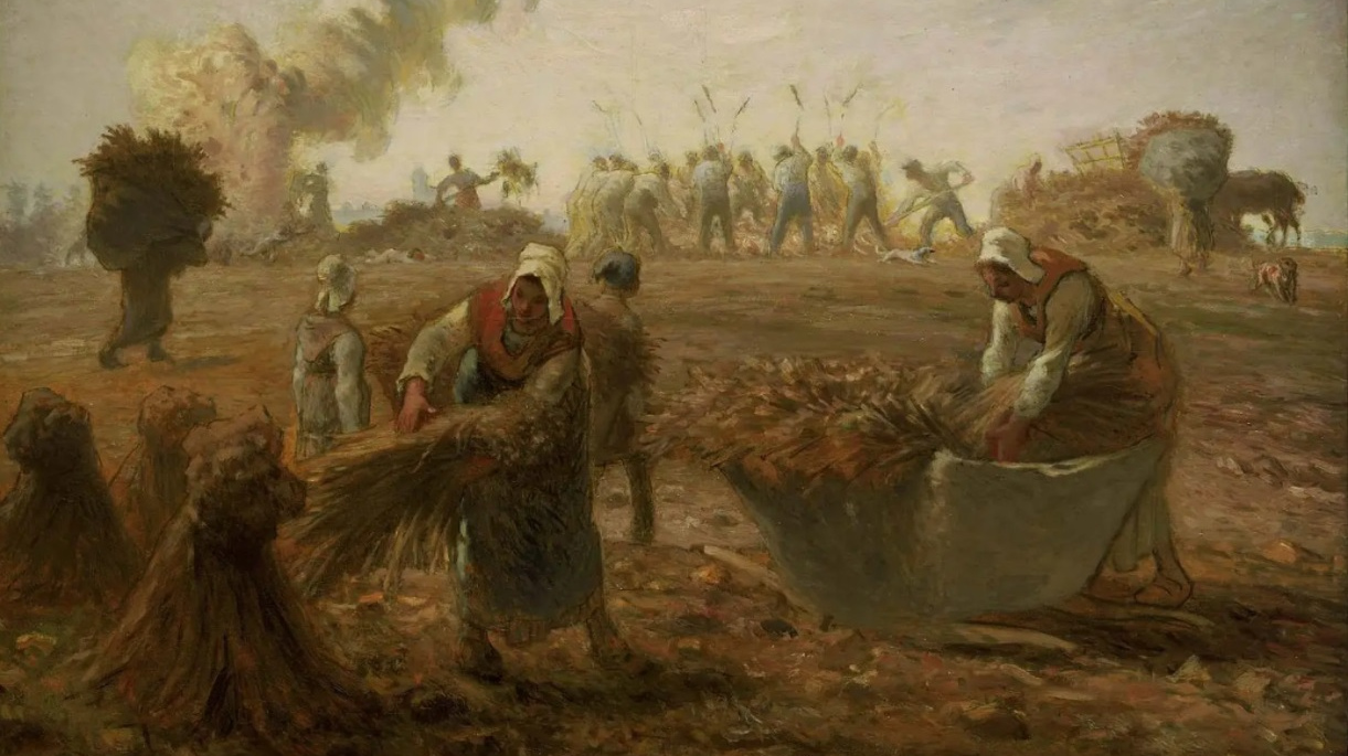 Жан-Франсуа Милле. Урожай гречихи. 1874
