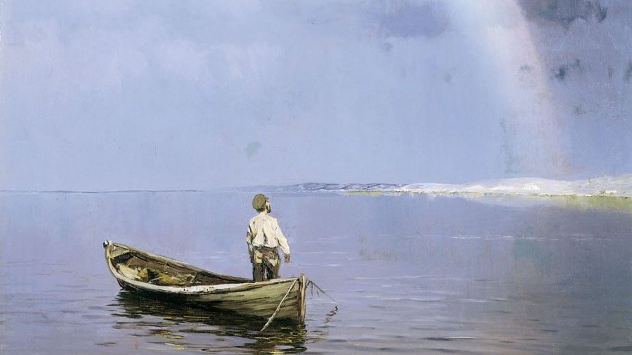 «Радуга». Николай Дубовской, детали картины, 1892