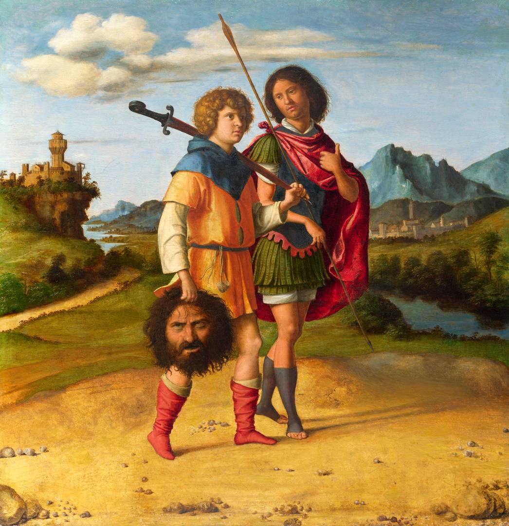 Чима да Конельяно. Ионафан и Давид с головой Голиафа. 1505