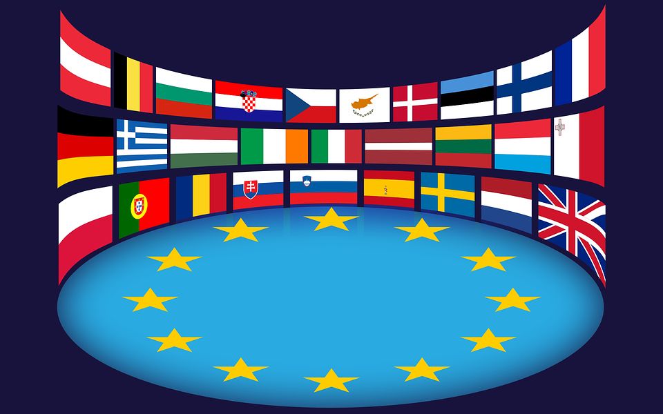 Флаги стран Европейского союза