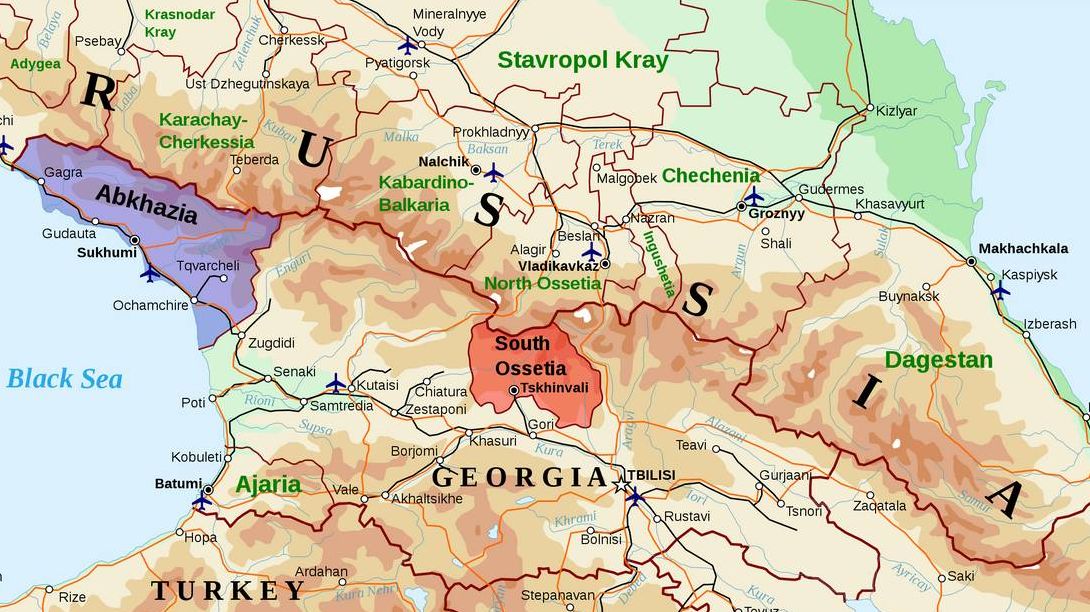 Карта Грузии