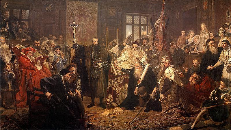 Ян Матейко. Люблинская уния. 1869
