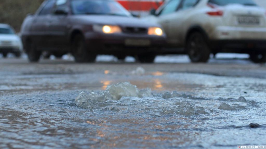 Авария на водопроводе