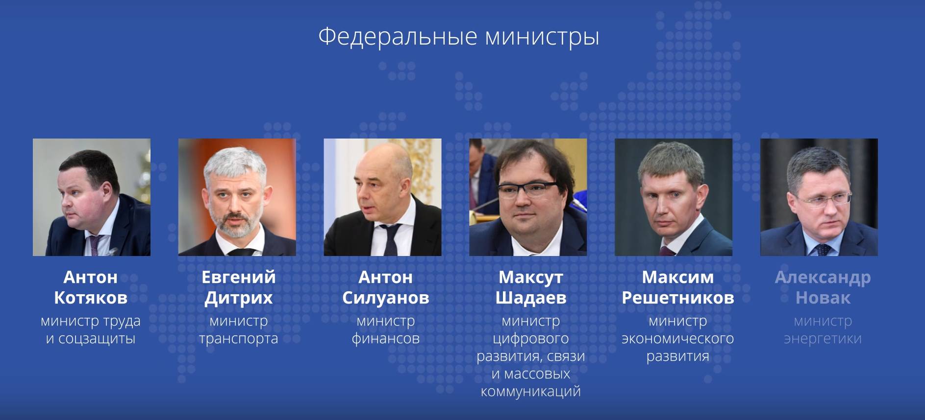 Представители власти в РФ