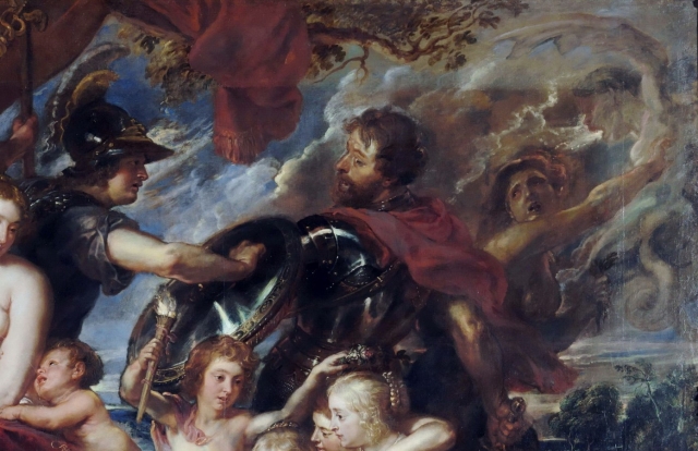 Питер Рубенс. Аллегория войны и мира (фрагмент)