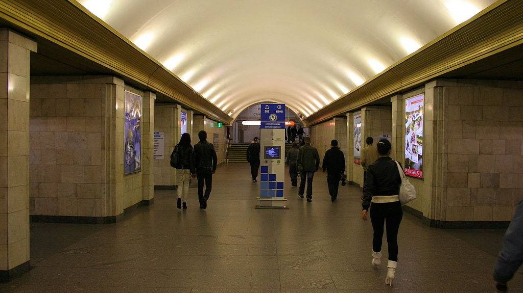 Станция Сенная площадь Петербургского метрополитена подвергшаяся терракту