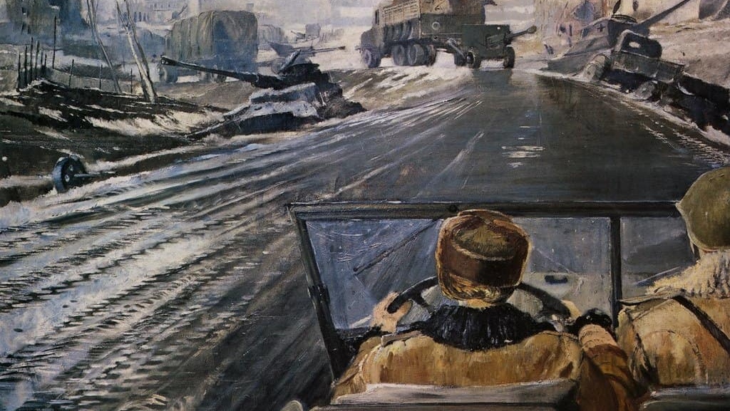 Юрий Пименов. Фронтовая дорога. 1944