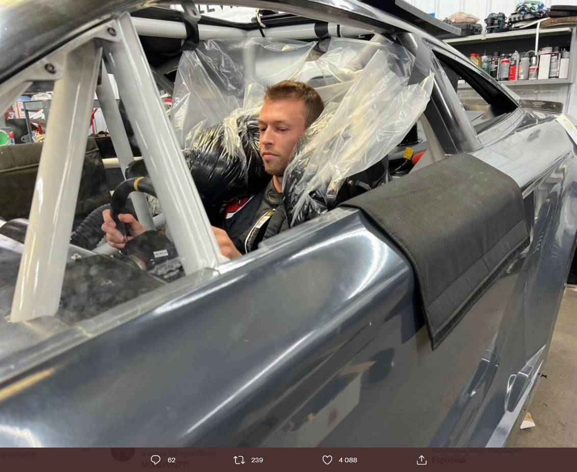 NASCAR, Даниил Квят изучает машину Next Gen