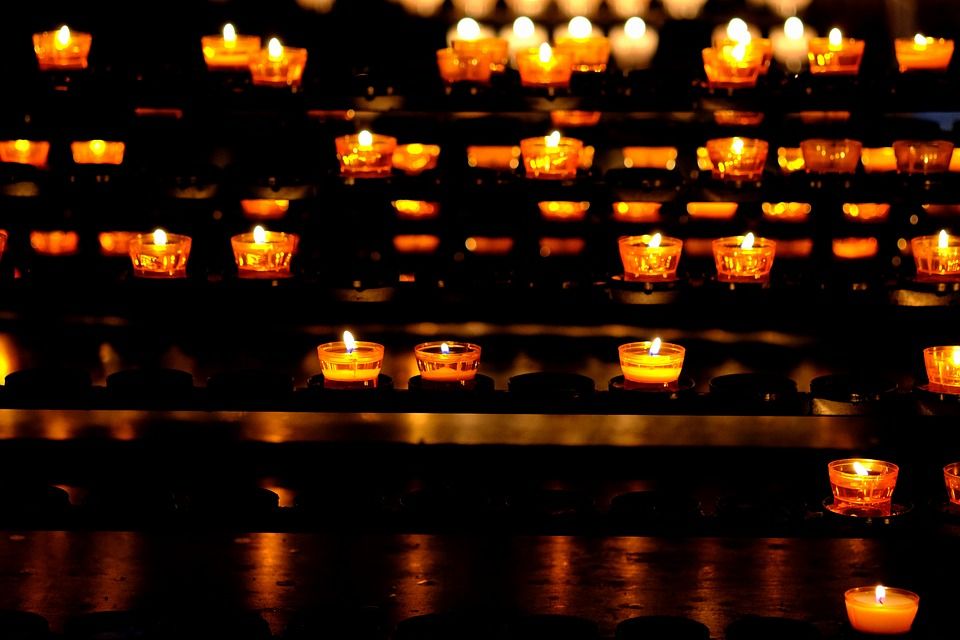 Свечи, память music4life, pixabay, cc0