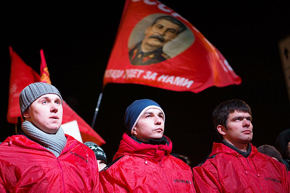 Митинг «Сути времени» в честь 98-й годовщины Великой Октябрьской социалистической революции, Москва, 7 ноября 2015 г.
