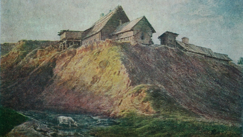 Карл Гун. Обрыв. 1872. Национальный Художественный музей, Рига
