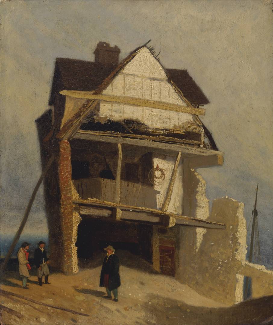 Джон Селл Котман. Разрушенный дом. 1807-10