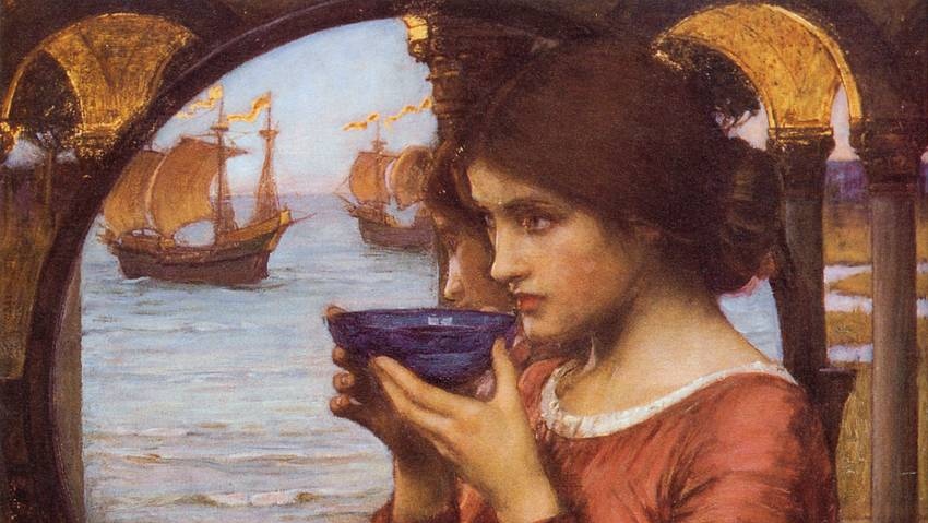 Джон Уильям Уотерхаус. «Судьба» (фрашмент). 1900