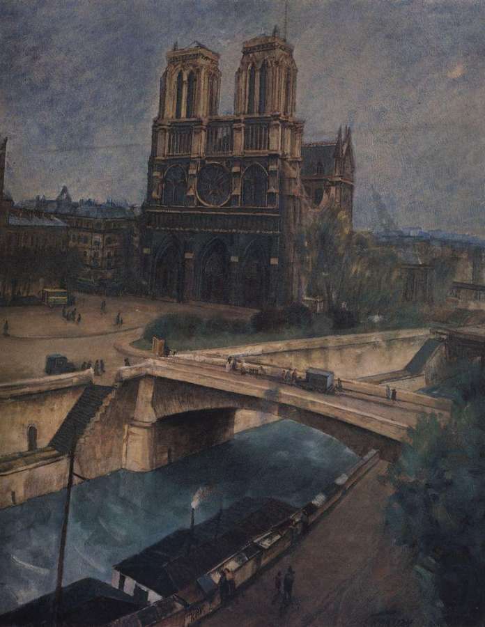 Париж. Нотр-Дам. 1924