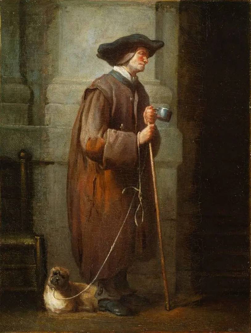 Жан-Батист Симеон Шарден. Слепой нищий. 1774