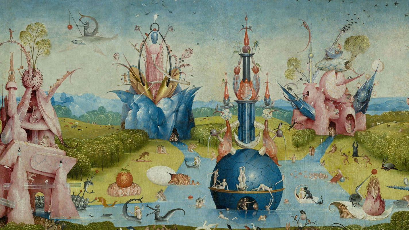 Иероним Босх. Фонтан жизни. 1510. Фрагмент картины «Сад земных наслаждений»