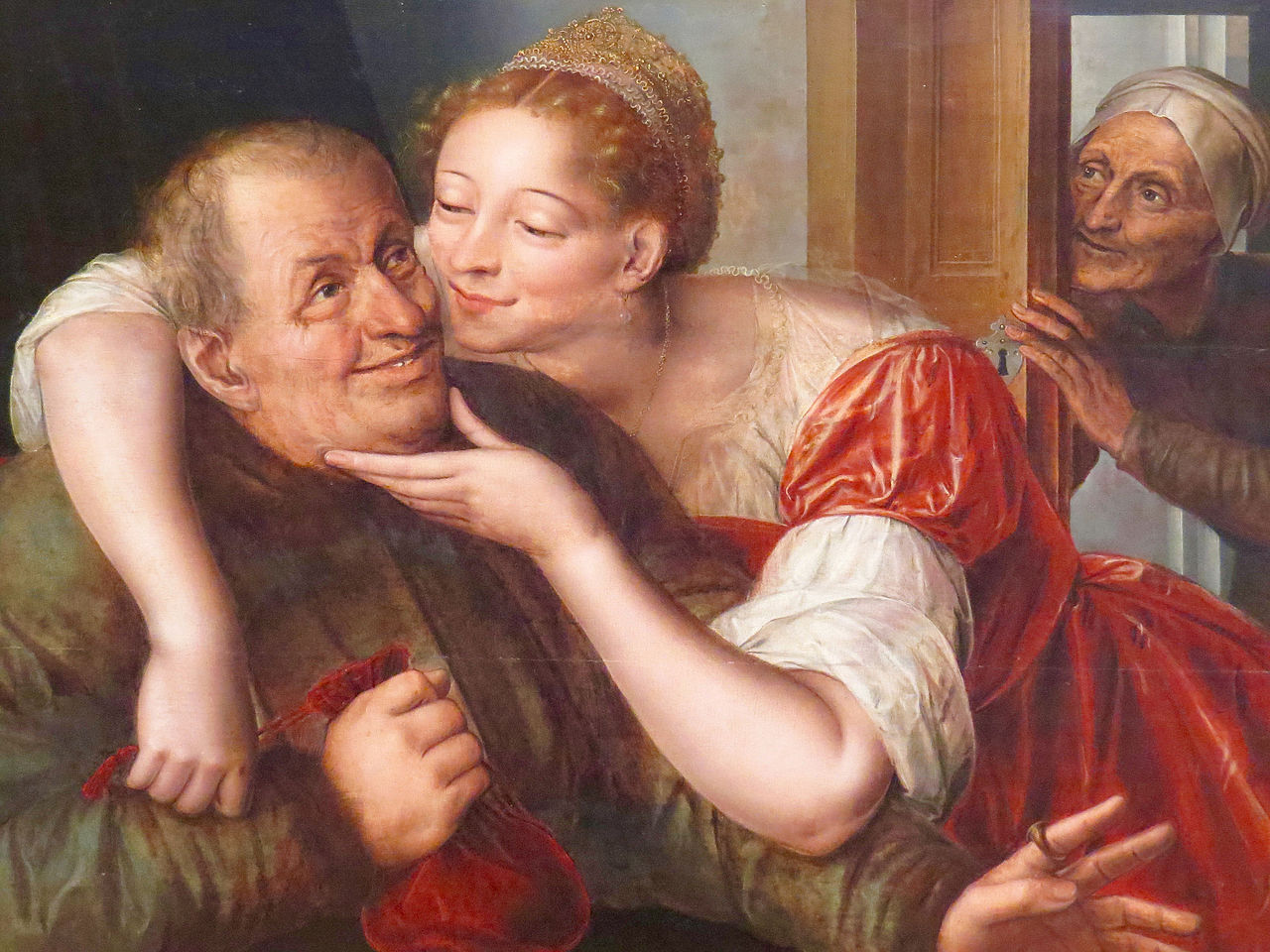 Ян Массийс. Трудолюбивая пара. 16 век