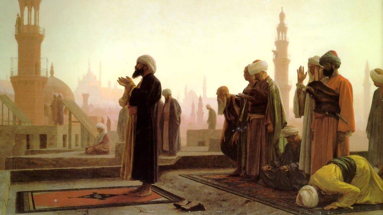 Жан-Леон Жером. Молитва в Каире (фрагмент). 1865