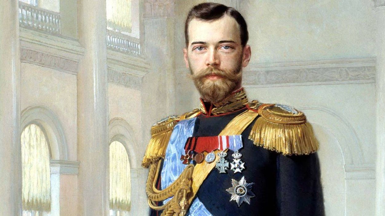 Липгарт Эрнест Карлович. Портрет императора Николая II (фрагмент). 1900