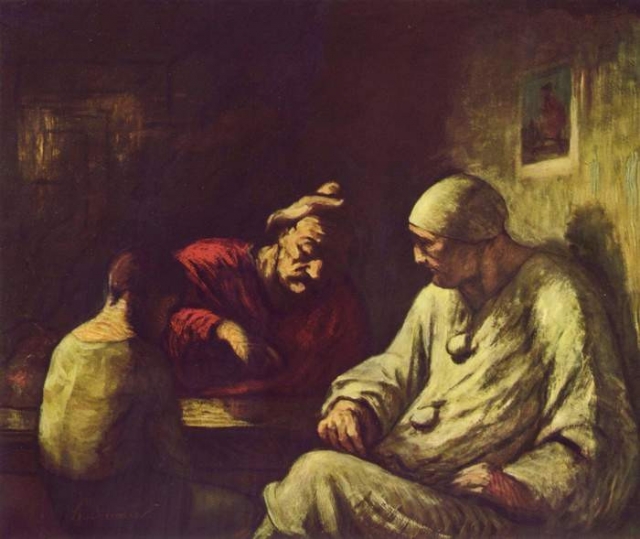 Домье Оноре. Поймать мошенника.