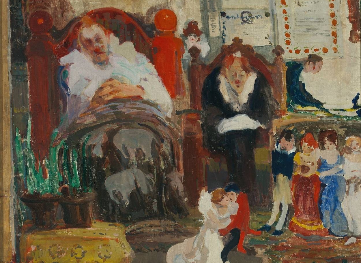 Витольд Войткевич. Марионетки. Фрагмент. 1907