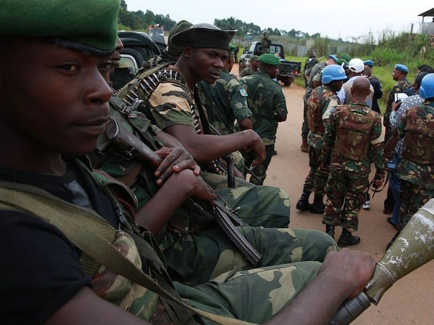 Военные Конго и миротворцы ООН в Бени, 2014 год