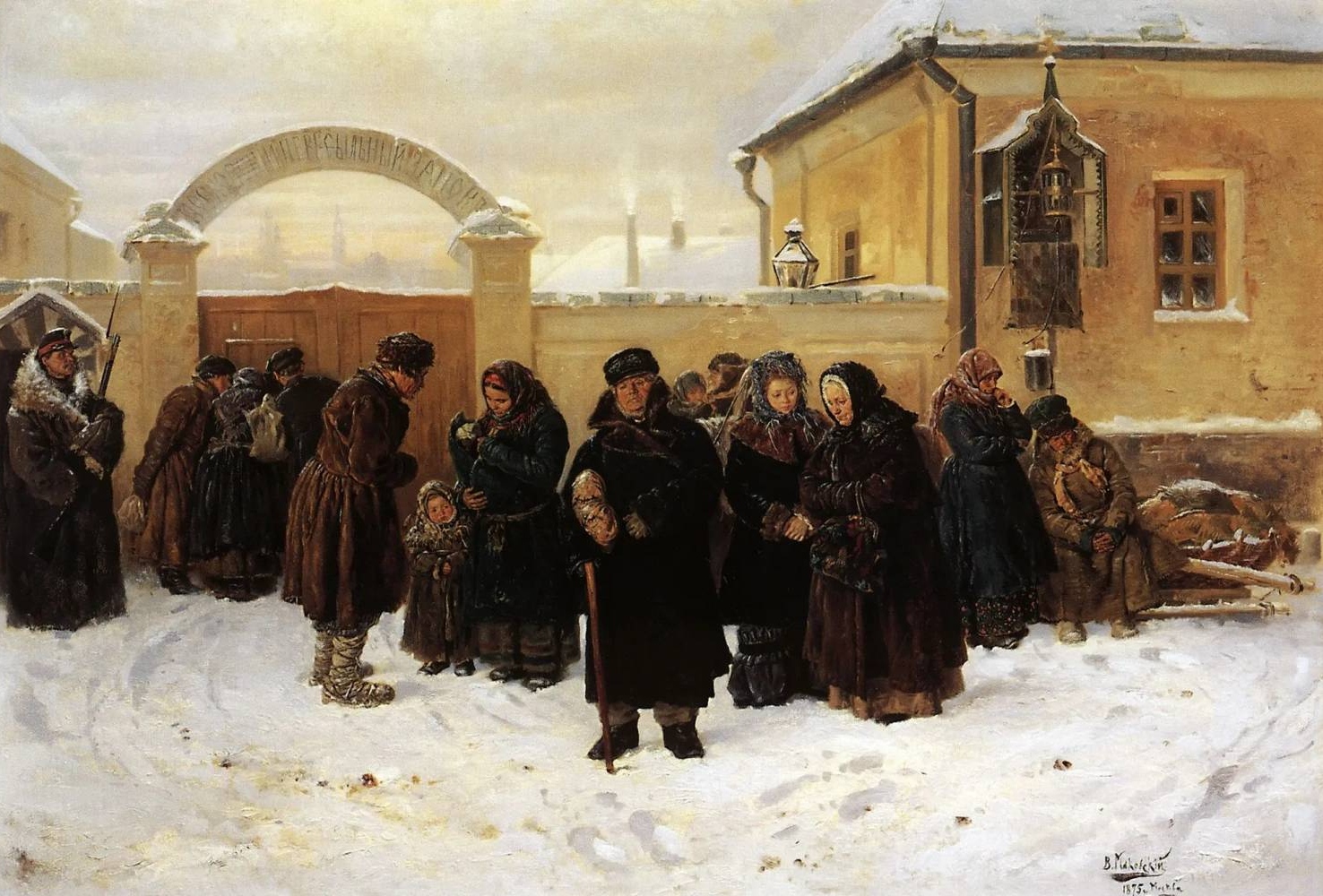 Владимир Маковский. Ожидание. 1875