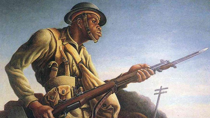 Картина «Негр солдат» 1942