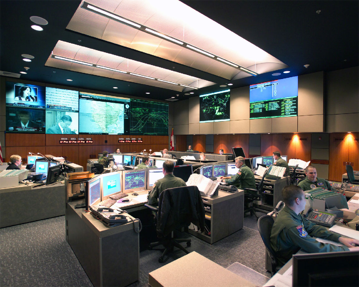 Командный центр NORAD, Шайенн Маунтин, Колорадо.