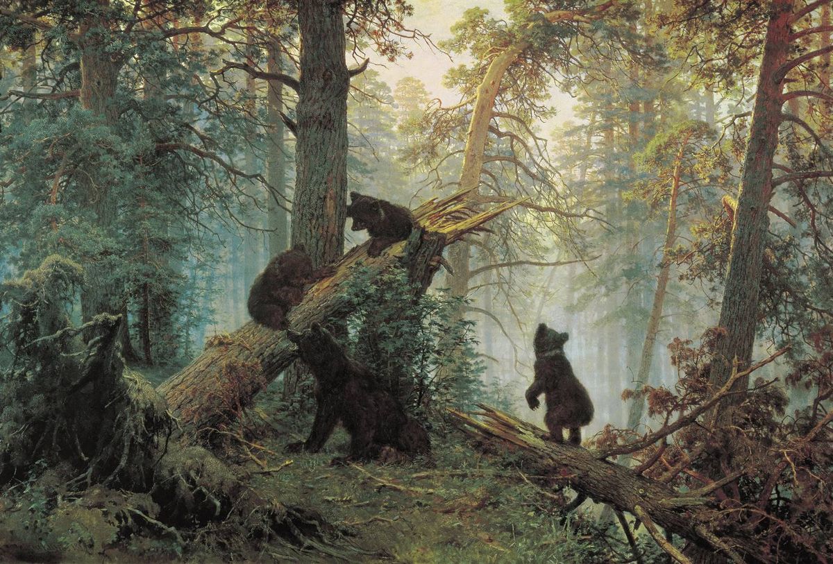 Иван Иванович Шишкин. Утро в сосновом лесу. 1889