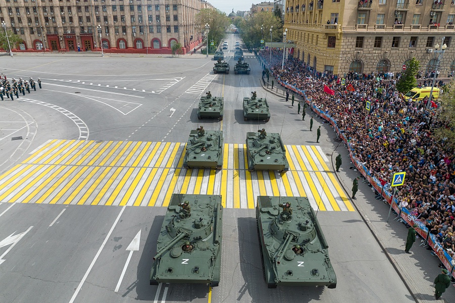Парад 9 мая 2022 года в Волгограде (Сталинграде)