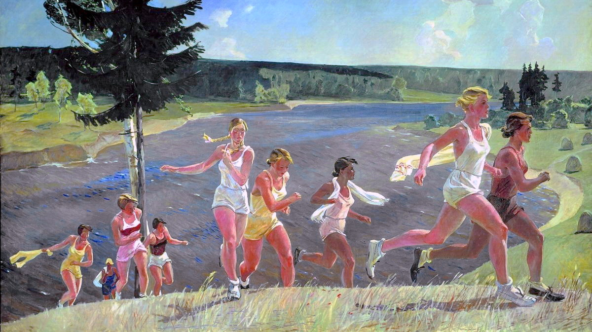 Александр Дейнека. Раздолье. 1944