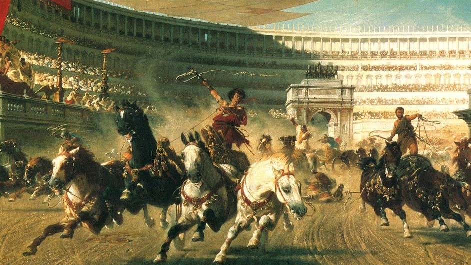 Александр фон Вагнер. Гонка на колесницах. 1882 г