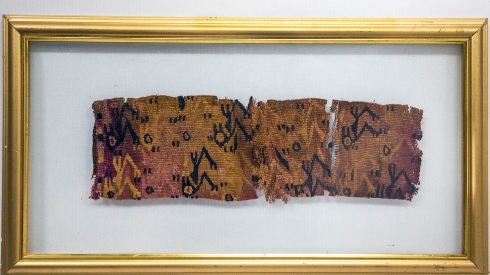 Фрагмент текстильной ленты доиспанского происхождения в Перу