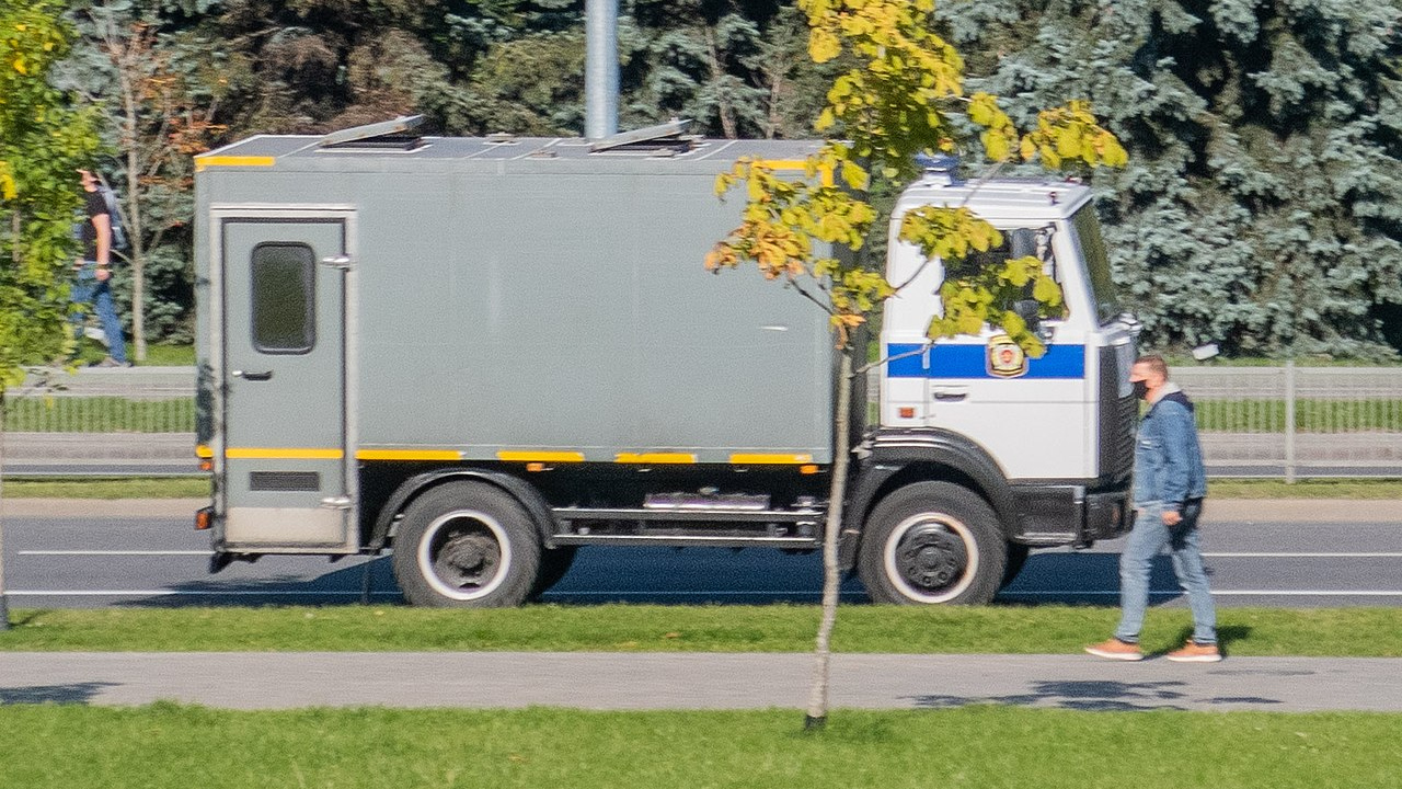 Автозак белорусского МВД