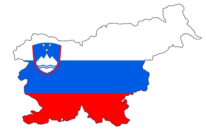 Словения. карта, флаг