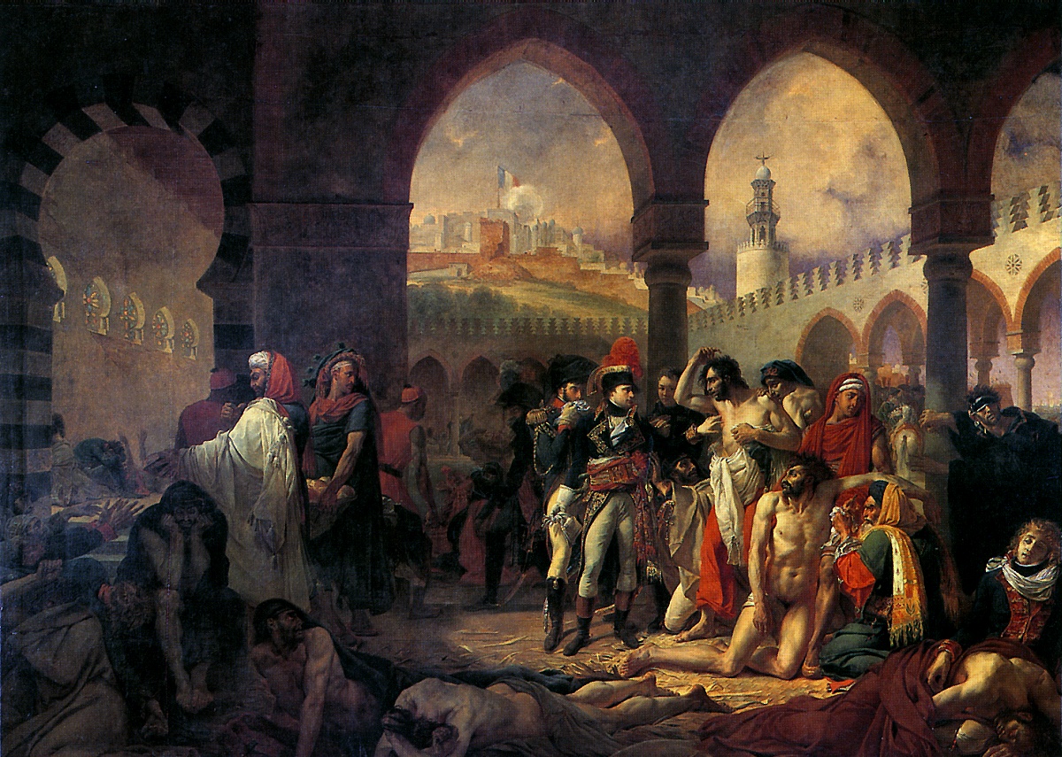 Жан-Антуан Гро. Бонапарт посещает чумной госпиталь в Яффе 11 марта 1799 г.